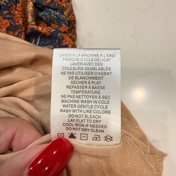 EUC House of Harlow 1960 Women’s Ruched Floral Midi Dress – Large - Picture 8 of 8